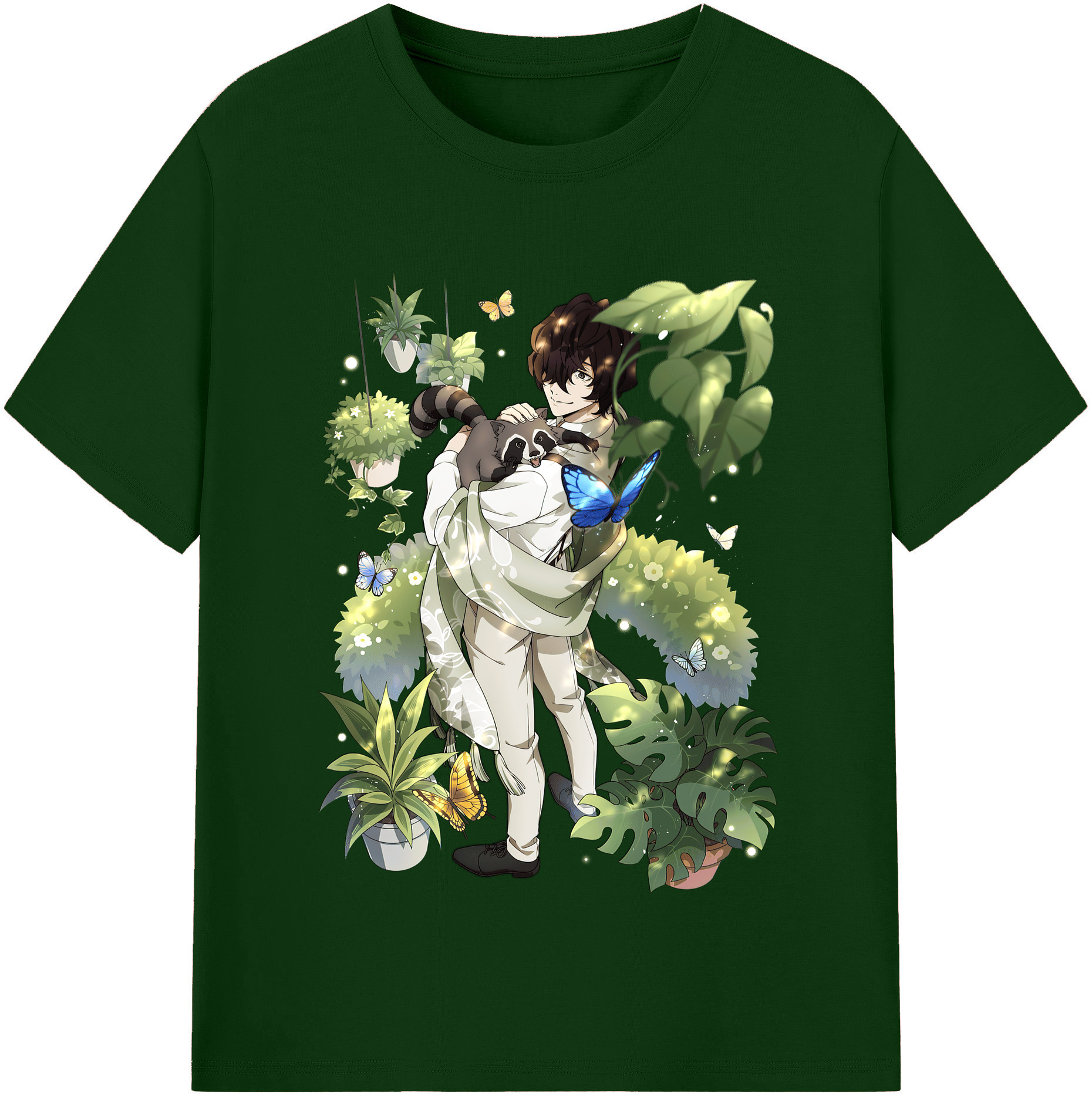 （画像用） 文豪ストレイドッグス Bungo Stray Dogs 綿100％半袖Tシャツ（フロントプリント）
